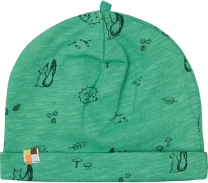 loud + proud Beanie aus Slub Jersey mit Druck Plant Discount