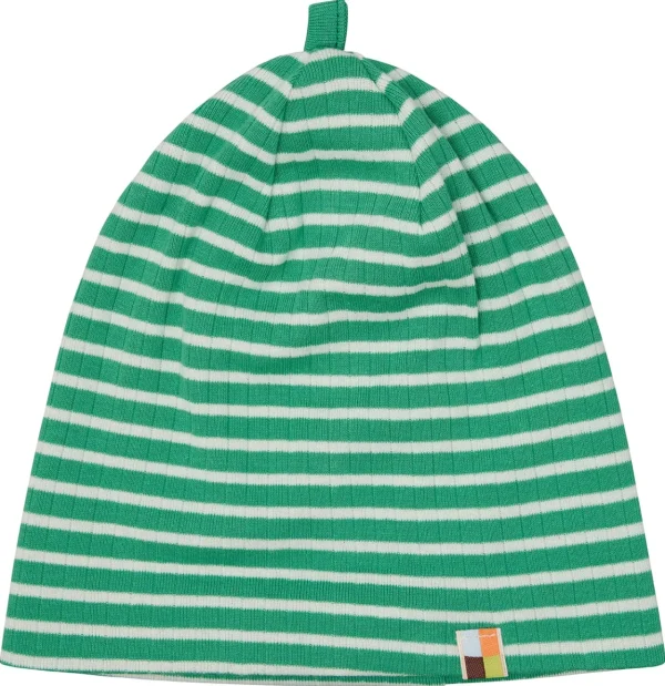 loud + proud Beanie gestreift mit Rippe Plant Discount