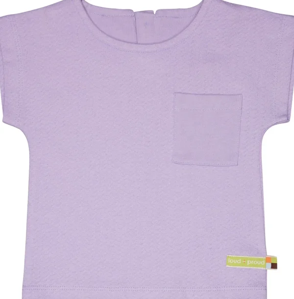 loud + proud Blusenshirt aus Musseline Jersey Lilac New