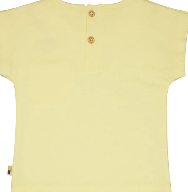 loud + proud Blusenshirt aus Musseline Jersey Blonde Hot