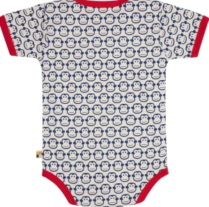 loud + proud Body Kurzarm mit Druck Affen Ultramarine Hot