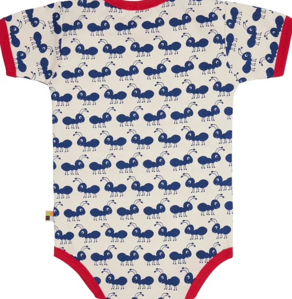 loud + proud Body Kurzarm mit Druck Ameisen Ultramarine Clearance