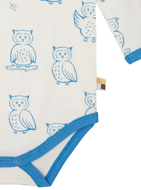 loud + proud Body langarm mit Druck Azur New