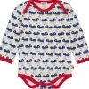 loud + proud Body Langarm mit Druck Ameisen Ultramarine Outlet