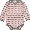 loud + proud Body Langarm mit Druck Ameisen Grape Fashion