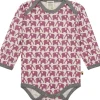 loud + proud Body Langarm mit Druck Elefanten Grape Clearance