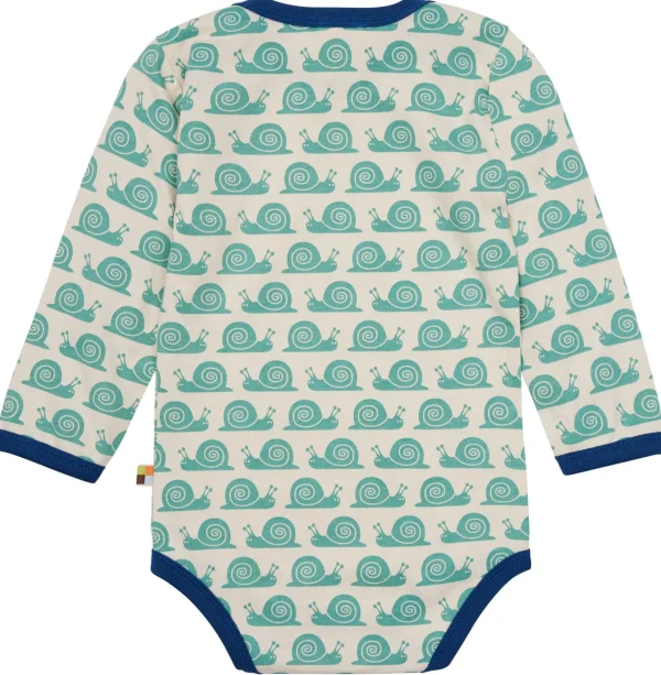 loud + proud Body Langarm mit Druck Schnecken Oregano Clearance