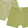 loud + proud Doppelpack Boxer aus Feinripp Avocado Discount