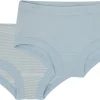 loud + proud Doppelpack Pantys aus Feinripp Eisblau Online