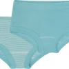 loud + proud Doppelpack Pantys aus Feinripp Lagoon Best