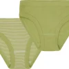 loud + proud Doppelpack Slips aus Feinripp Avocado Discount