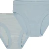 loud + proud Doppelpack Slips aus Feinripp Eisblau Fashion