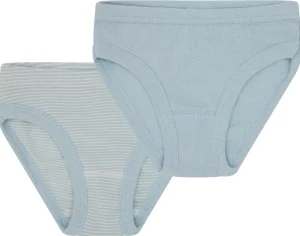 loud + proud Doppelpack Slips aus Feinripp Eisblau Fashion