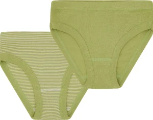 loud + proud Doppelpack Slips aus Feinripp Avocado Discount