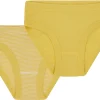 loud + proud Doppelpack Slips aus Feinripp Gold Sale