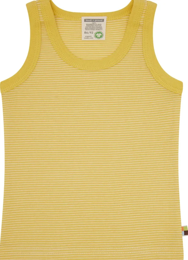 loud + proud Doppelpack Unterhemden aus Feinripp Gold New