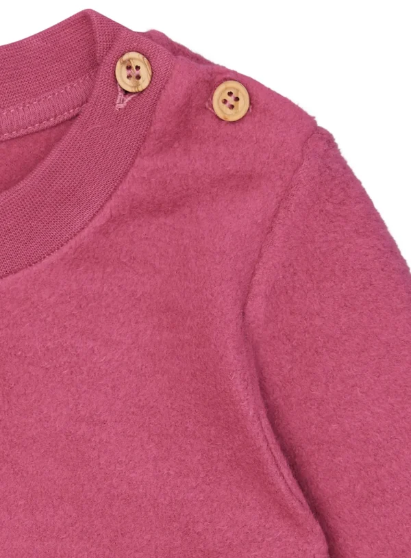 loud + proud Fleece-Sweatshirt Rouge New