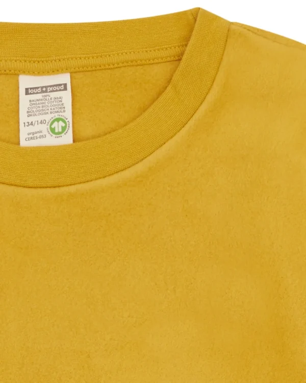 loud + proud Fleece-Sweatshirt Curry Outlet