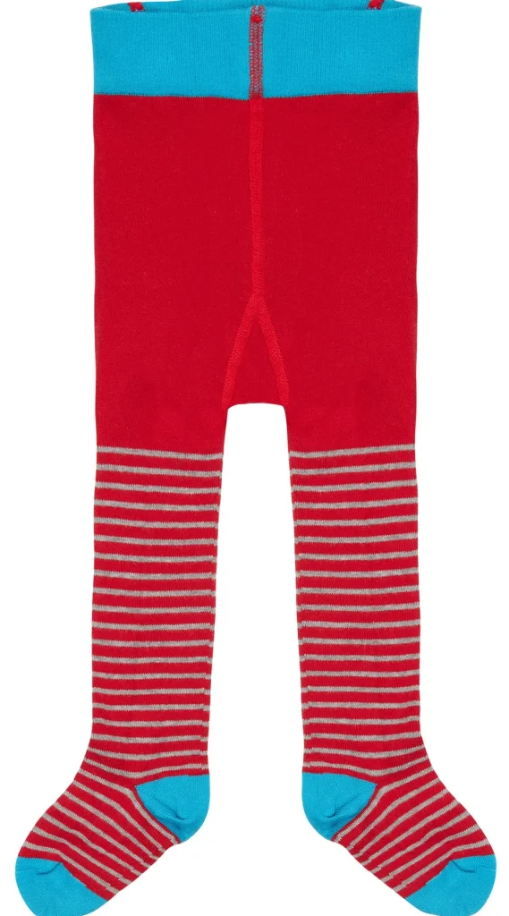 loud + proud Gemusterte Strumpfhose Ultramarine/Stripes Discount