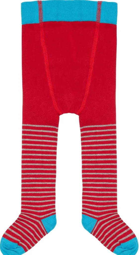 loud + proud Gemusterte Strumpfhose Tomato/Stripes Sale