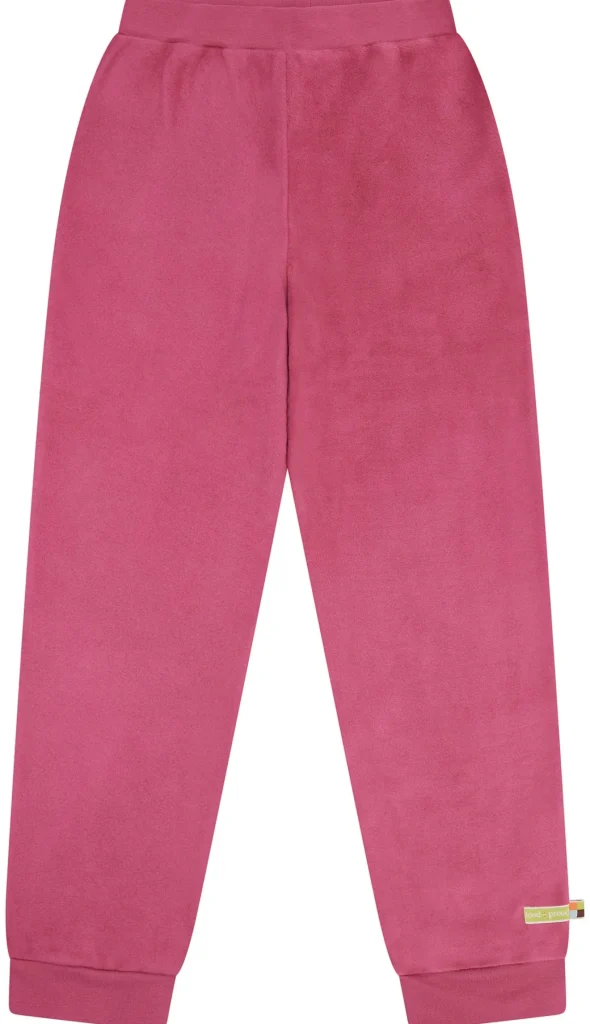 loud + proud Hose aus Baumwoll-Fleece Rouge Discount