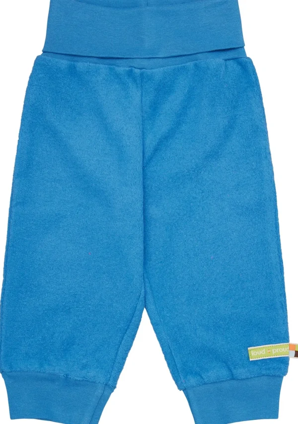 loud + proud Hose aus Baumwoll-Fleece Azur New