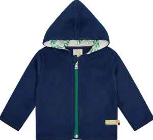 loud + proud Jacke aus Baumwoll-Fleece Ultramarine Outlet