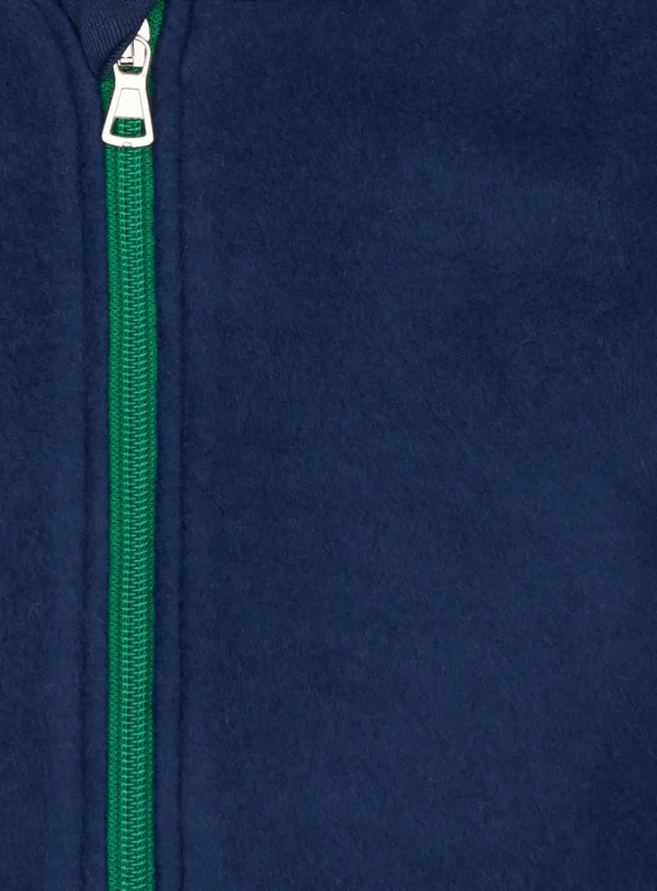 loud + proud Jacke aus Baumwoll-Fleece Ultramarine Outlet