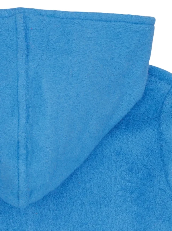 loud + proud Jacke aus Baumwoll-Fleece Azur Best