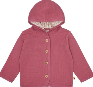 loud + proud Jacke in Waffeloptik Rouge New