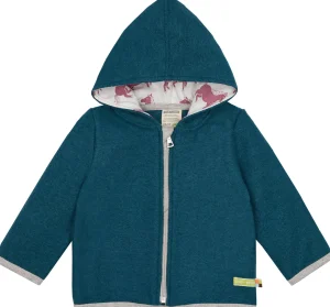 loud + proud Jacke Wollwalk Petrol Best