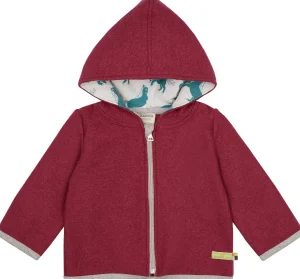 loud + proud Jacke Wollwalk Berry Best