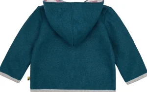 loud + proud Jacke Wollwalk Petrol Best