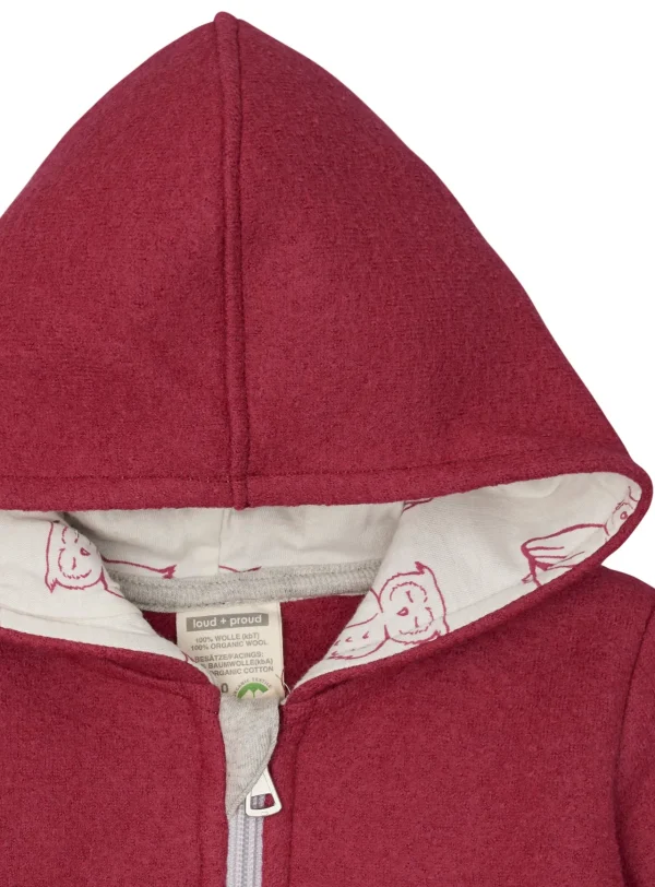 loud + proud Jacke Wollwalk Rouge Online