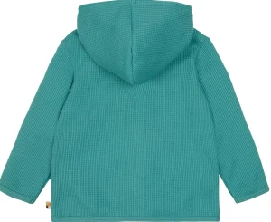 loud + proud Kapuzenjacke in Waffelstruktur Oregano Clearance