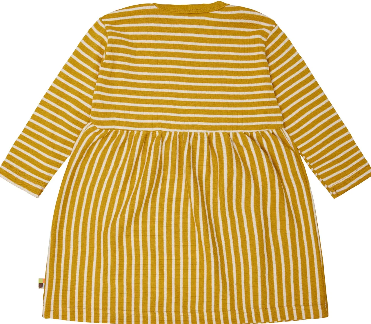 kleid_langarm_gestreift_m_1-1.webp loud + proud Kleid langarm gestreift mit Rippe Curry Hot