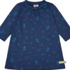 loud + proud Kleid Slub Jersey mit Druck Ultramarine Fashion