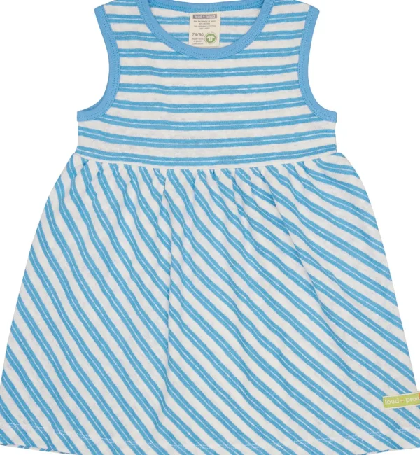 loud + proud Kleid Streifen mit Leinen Basin Outlet