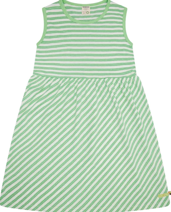 loud + proud Kleid Streifen mit Leinen Opal Discount