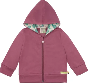 loud + proud Leichte Kapuzenjacke aus Interlock Grape Online