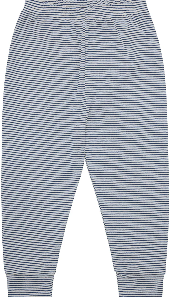 loud + proud Schlafanzug Streifen aus Feinripp Ultramarine Hot