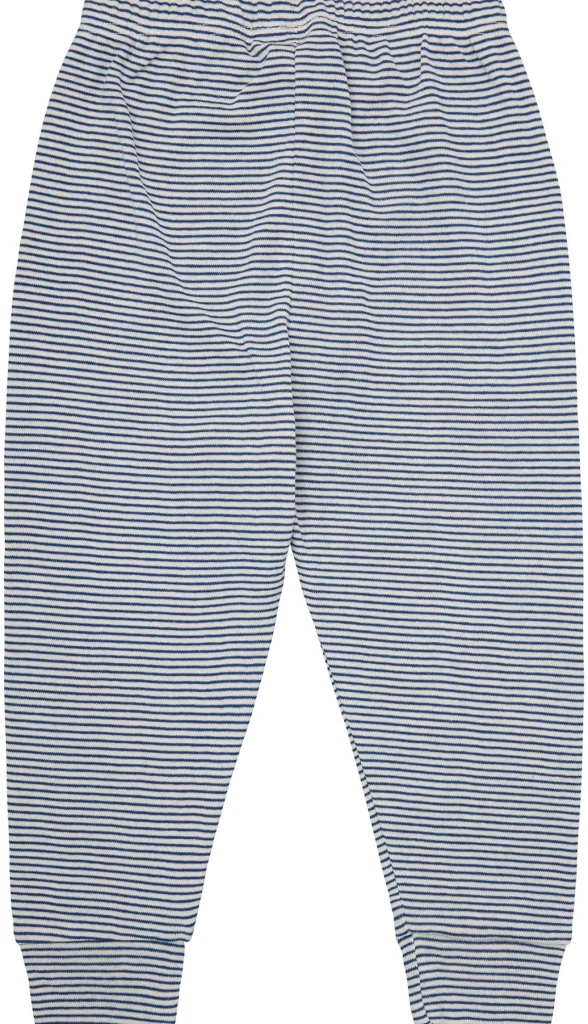 loud + proud Schlafanzug Streifen aus Feinripp Ultramarine Hot