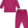 loud + proud Schlafanzug Uni aus Feinripp Azalea Discount