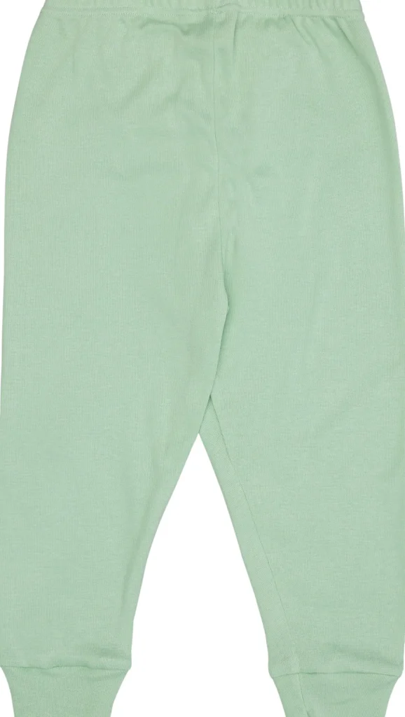 loud + proud Schlafanzug Uni aus Feinripp Pistacchio Fashion