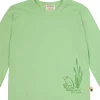 loud + proud Shirt Derby Rib mit Druck Opal Hot