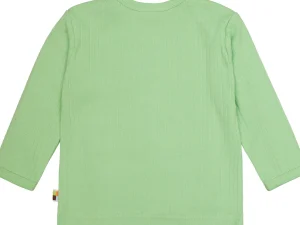 loud + proud Shirt Derby Rib mit Druck Opal Hot