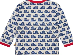 loud + proud Shirt Langarm mit Druck Schnecken Ultramarine Clearance