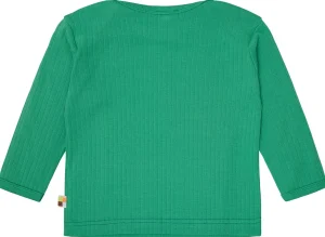 loud + proud Shirt langarm Uni mit Rippe Plant Online