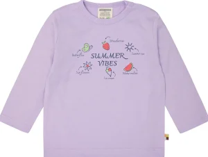 loud + proud Shirt mit Druckmotiv Lilac Best
