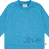 loud + proud Shirt Slub Jersey Azur Fashion